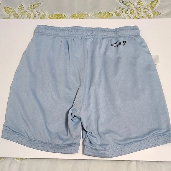 Hollister Mesh Basketball Shorts | Light Blue |Size S - Picture 6 of 6